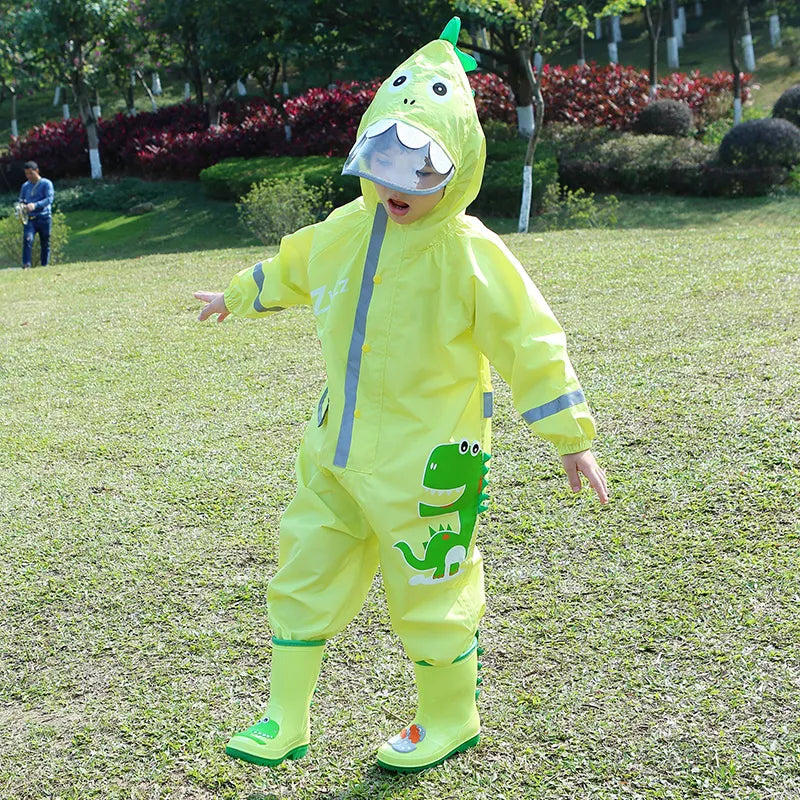 Macacão de chuva infantil