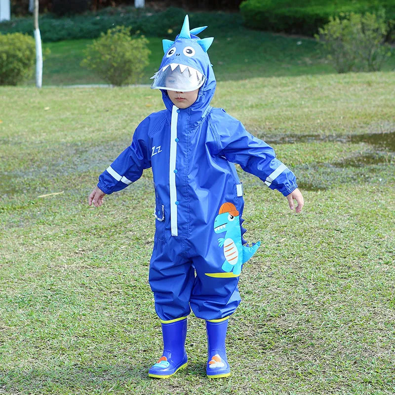 Macacão de chuva infantil