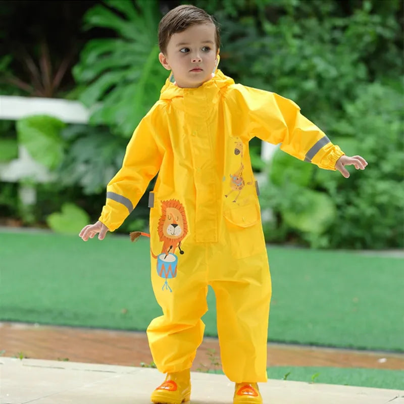 Macacão de chuva infantil