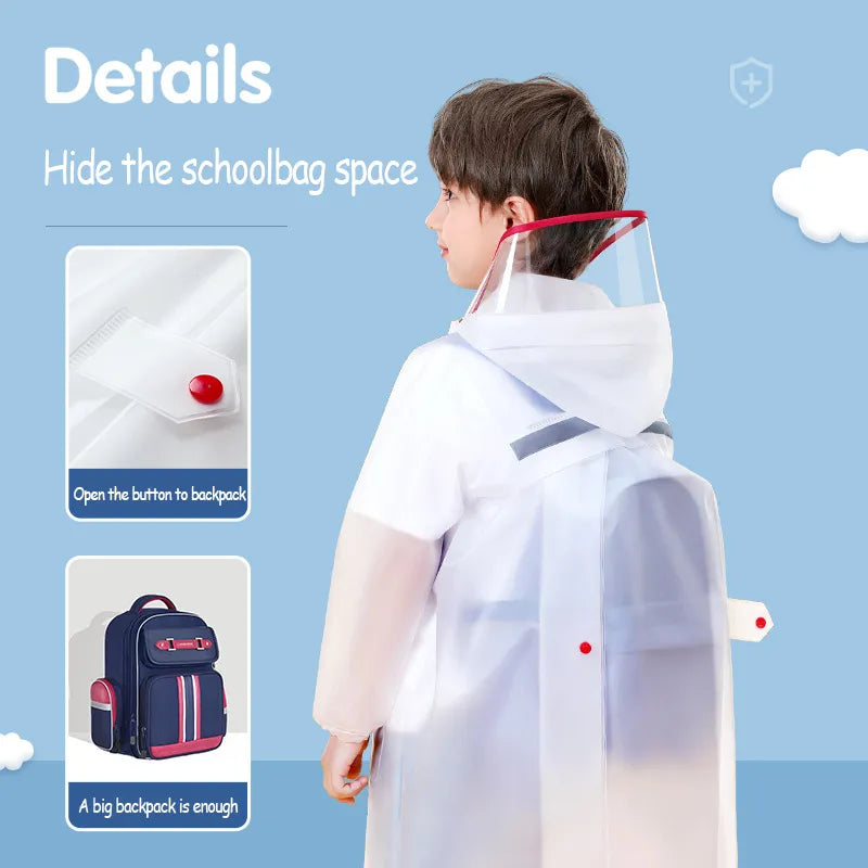 Capa de chuva infantil neutra